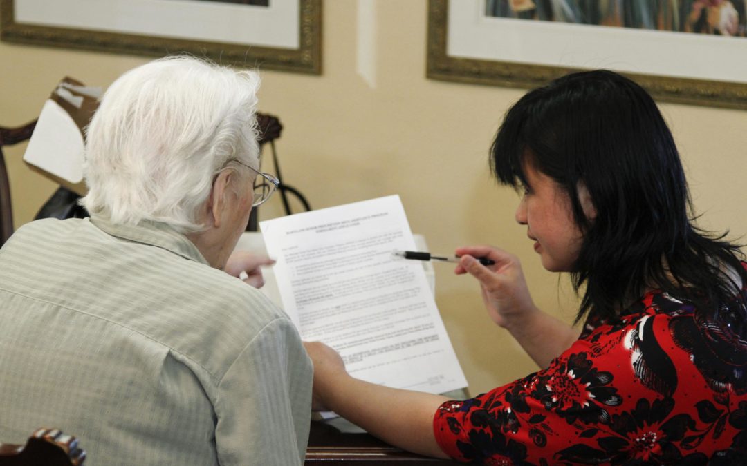 Moving a family member to a senior care facility